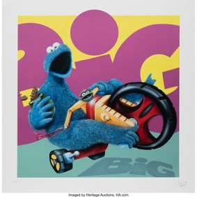 43053&colon; Brett Crawford (20th Century) Hangry, 2019 Giclée in colors on Cotton Rag paper