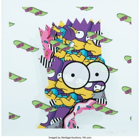 43138&colon; Jerkface (b. 1982) Nollie Front Flip, 2018 Giclée print in colors on Archival paper