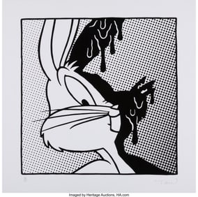 43289&colon; Tava &lpar;b&period; 1979&rpar; Bugs Bunny&comma; 2021 Screenprint on w