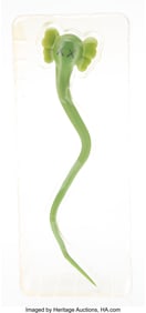 43147&colon; KAWS &lpar;b&period; 1974&rpar; Bendy &lpar;Green&rpar;&comma; 2003 Painted cast 