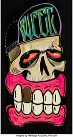43294&colon; Sweet Toof &lpar;20th Century&rpar; Untitled Acrylic on wo