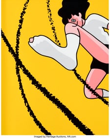 43303&colon; Face Oka &lpar;b&period; 1984&rpar; Index Finger&comma; 2020 Acrylic on