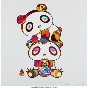 43230&colon; Takashi Murakami &lpar;b&period; 1962&rpar; Totem Pole&comma; 2020 Scre