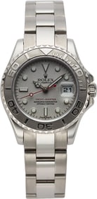 12047&colon; Rolex Lady's Steel & Platinum Yacht-Master Wrist