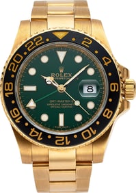 12041&colon; Rolex&comma; 18k Yellow Gold GMT Master II "50th Anniv