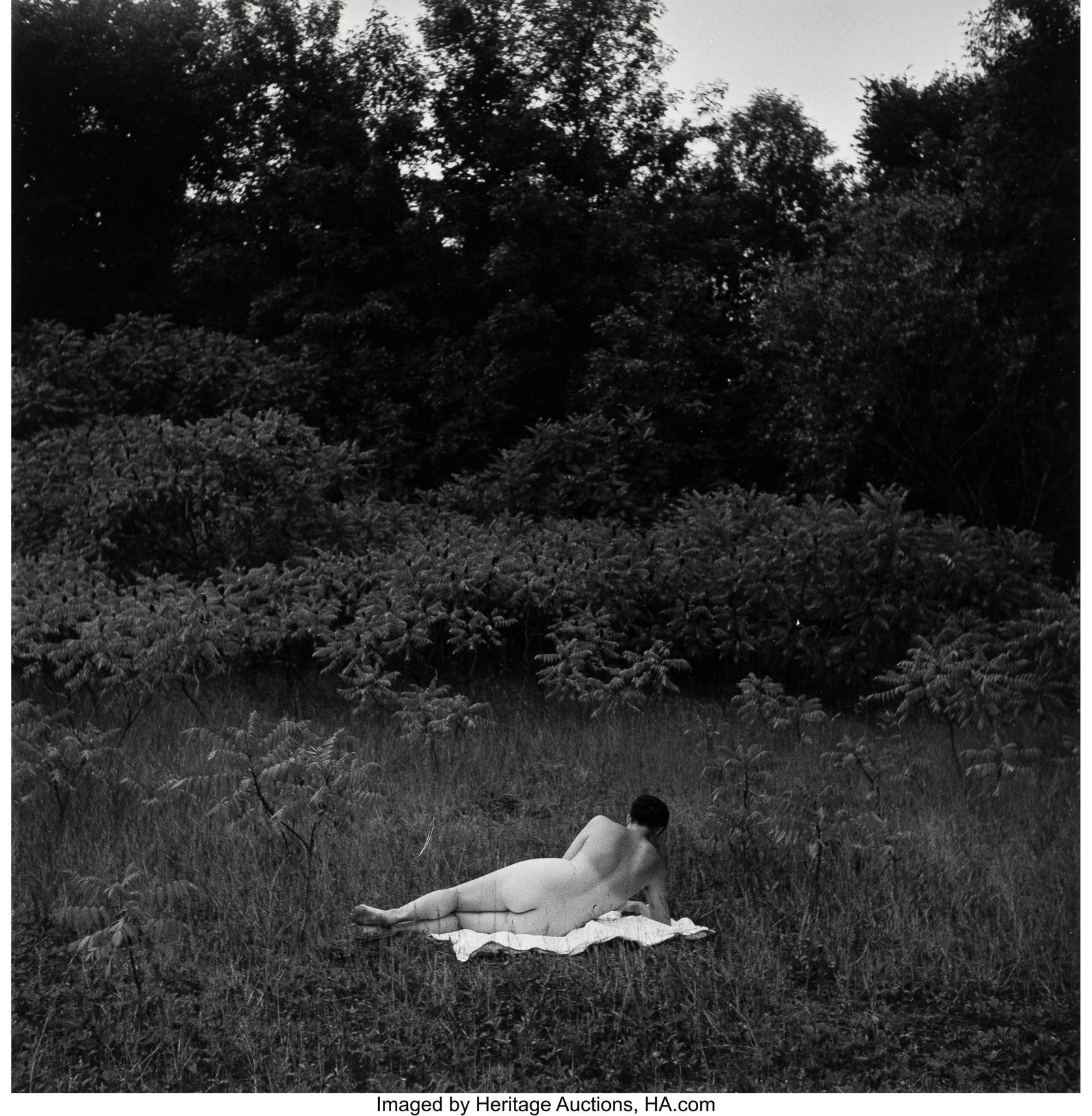 Harry Callahan (American, 1912-1999) Eleanor, Po: Harry Callahan (American, 1912-1999) Eleanor, Port Huron, 1954 Gelatin silver print, printed later 7 x 7 inches (17.8 x 17.8 cm) (image&r