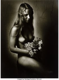 39050&colon; Gunars Binde &lpar;Latvian&comma; b&period; 1933&rpar; Flower Nude&comma; 197
