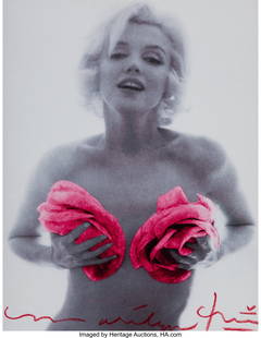 Bert Stern (American, 1929-2013) Marilyn Monroe,: Bert Stern &lpar;American&comma; 1929-2013&rpar; Marilyn Monroe&comma; "Marilyn with Red Roses"&comma; &lpar;from the Last Sitting&rpar;&comma; 1962 Digital pigment print&comma; printed 2011 8-7&sol;8