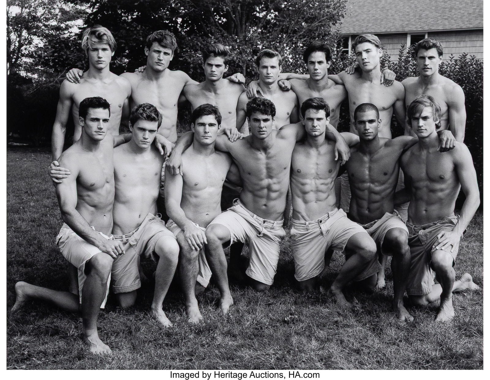 Bruce Weber (American, b. 1946) Group of 3 photo: Bruce Weber (American, b. 1946) Group of 3 photographs of male models, circa 2009 Gelatin silver prints 7 x 5 inches (17.8 x 12.7 cm) (sheets&