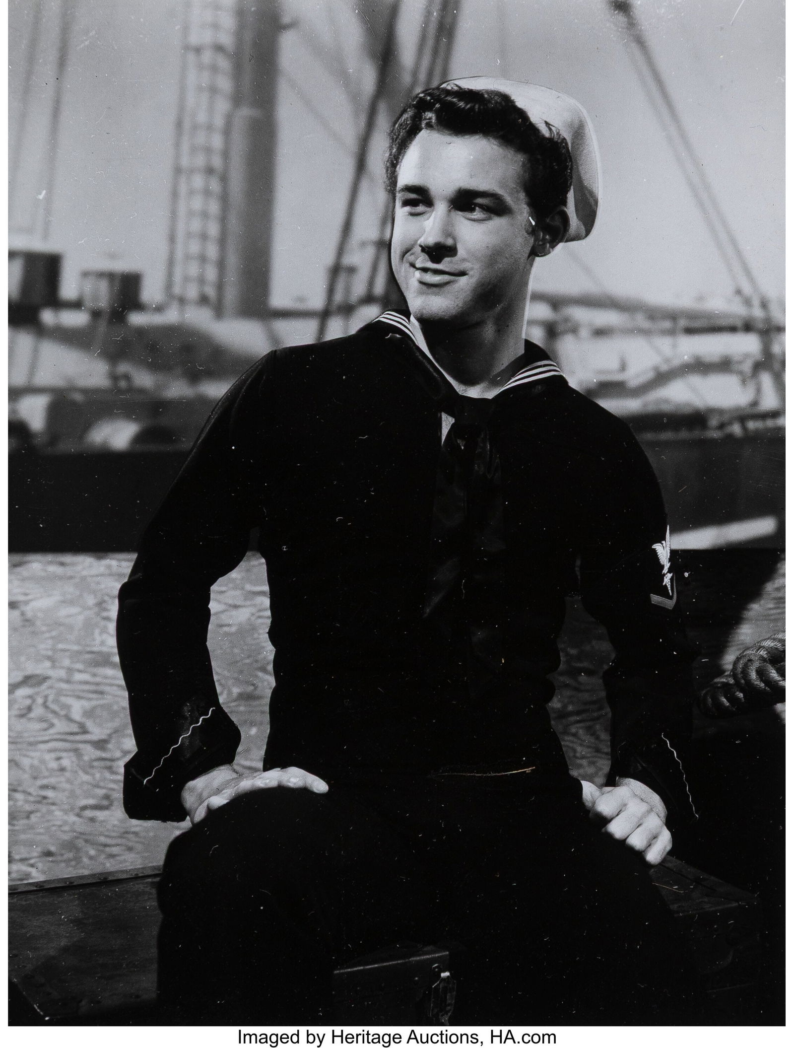 Bob Mizer (American, 1922-1992) Group of 5 Photo: Bob Mizer (American, 1922-1992) Group of 5 Photographs of Sailors, circa 1950 Gelatin silver prints, ferrotyped 5 x 4 inches (12.7 x 10.2 cm) (