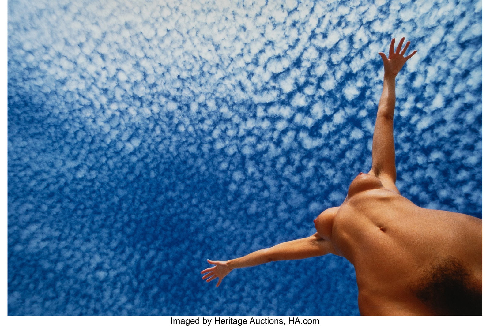 Lucien Clergue (french, 1934-2014) Nude At White Auction