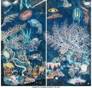 41001: Ann McCoy (b. 1946) The Night Sea I and II (dipt