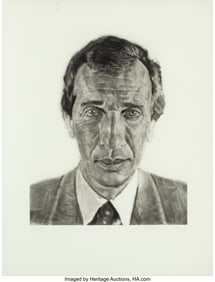 41030: Chuck Close (1940-2021) Arne, 1989 Spit-bite etc