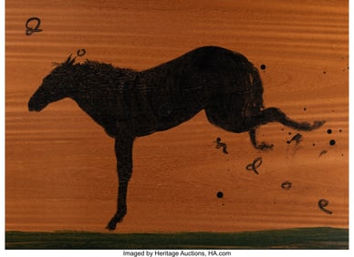 41044: Joe Andoe (b. 1955) Untitled (Horse), 1992 Monot