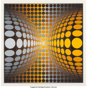 41050: Victor Vasarely (1906-1997) Untitled Screenprint