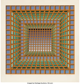 41051: Victor Vasarely (1906-1997) London Screenprint i