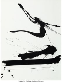 41037: Robert Motherwell (1915-1991) Automatism A, 1966