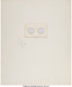 41038: Jasper Johns (b. 1930) The Critic Sees, from Ten