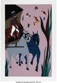 41025: Jacob Lawrence (1917-2000) The Coachman, from Th