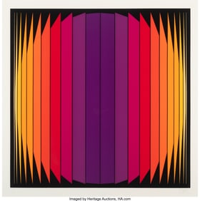 41054: Victor Vasarely (1906-1997) Untitled Screenprint
