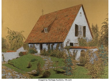 41009: Stefan Kürten (b. 1963) House, 2003 Offset lith