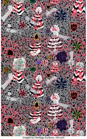 41042: Trenton Doyle Hancock (b. 1974) Flower Bed II, A