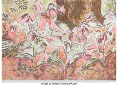 41012: Stuart Shedletsky (1944-2006) Pink Lady Slippers