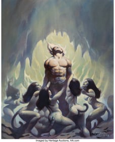 18028: Mike Hoffman (American, 20th Century) Thor vs. B