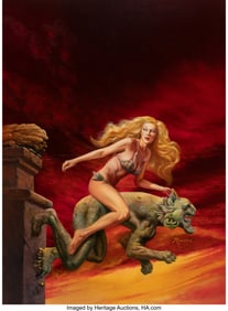 18031: Rowena Morrill (American, 1944-2021) Gargoyle, c