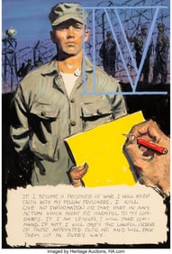 18084: Tom Lovell (American, 1909-1997) New Pledge for