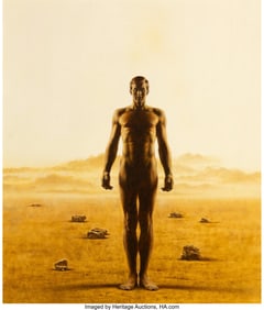 18087: James Bama (American, 1926-2022) The Naked Ape p