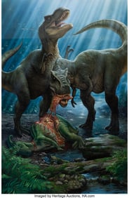 18036: Mick McGinty (American, 1952-2021) Jurassic Park
