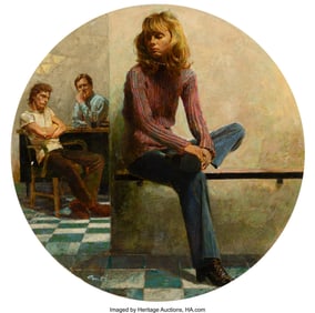 18090: James Avati (American, 1912-2005) The Monday Voi
