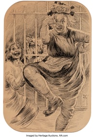 18006: Virgil Finlay (American, 1914-1971) A Prison Mak