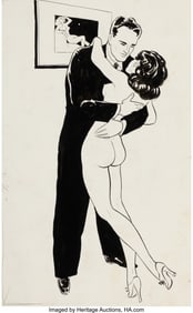 18007: American Artist (20th Century) Spicy pulp magazi