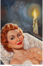 18094: American Artist (20th Century) Wake For a Lady p