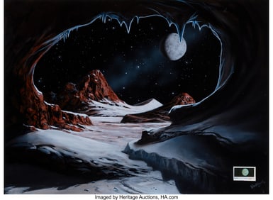 18042: Ron Miller (American, b. 1947) A Scene on Pluto,