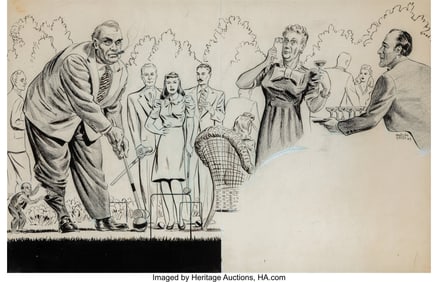 18009: Malcolm Smith (American, 1910-1966) Fairy Tale,