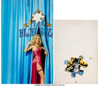 18114: American Artist (20th Century) The Blue Baz pape