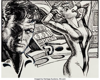 18011: Kelly Freas (American, 1922-2005) Audee and Doro