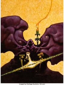 18064: Tom Barber (American, 20th Century) The Night Oc