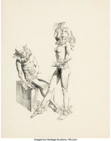 18071: Boris Vallejo (American, b. 1941) Showtime, Ench