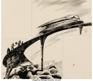 18020: Jack Gaughan (American, 1930-1985) Flatlander, I