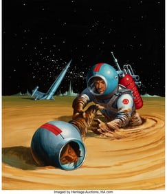 18021: Ed Valigursky (American, 1926-2009) Plague Plane