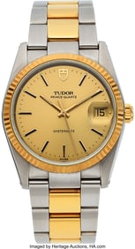 13001: Tudor Two Tone Prince Quartz Oysterdate Gent's W