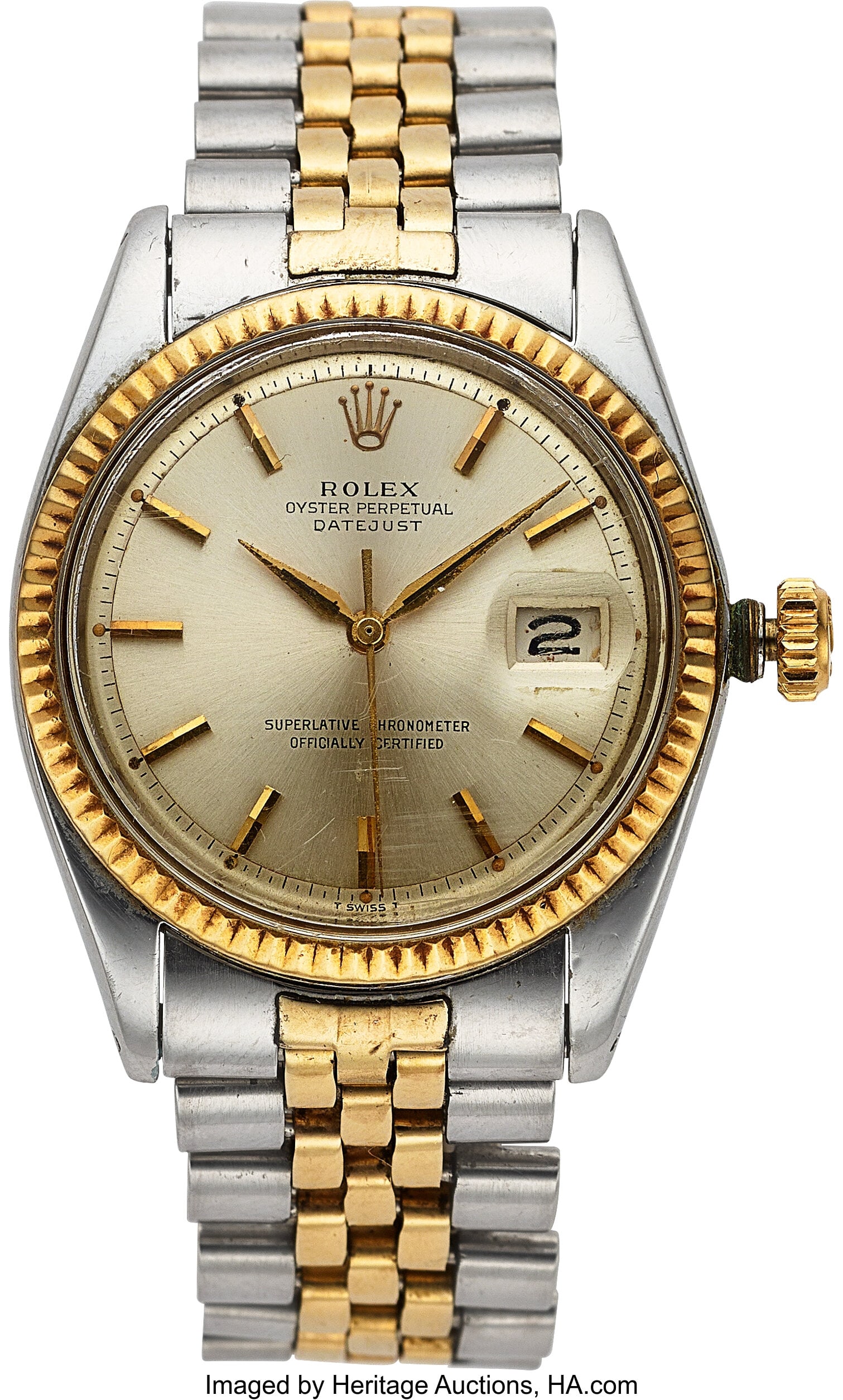 Rolex, Ref. 1601, Gold & Steel Oyster Perpetual (1 of 3)