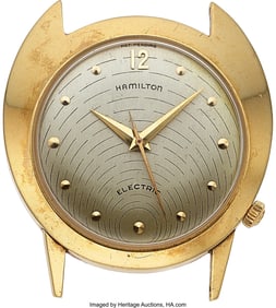 13005: Hamilton, 14k Gold Electric "Spectra", circa 196