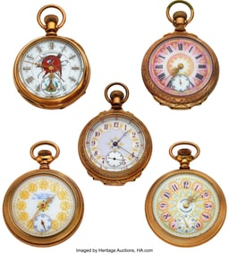 13066: Five Rare American Watches With O'Hara Dials Ca