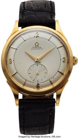 13082: Omega 14k Yellow Gold Wrist Watch Ref.. 2662 C