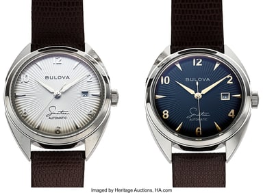 13033: Two Lot Bulova Fly Me To The Moon Wrist Watches